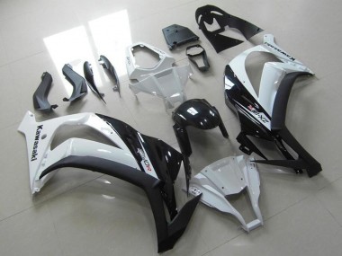 Carénage Moto Kawasaki ZX10R 2011-2015 - Blanc Noir Brillant