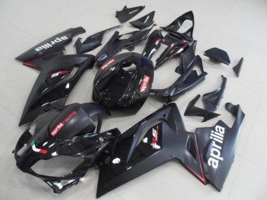 Carénages Moto Aprilia RS125 2006-2011 - Noir Brillant Noir Mat