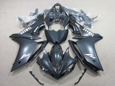 Carénages Moto Yamaha YZF R1 2007-2008 - Noir Mat Blanc Décalque