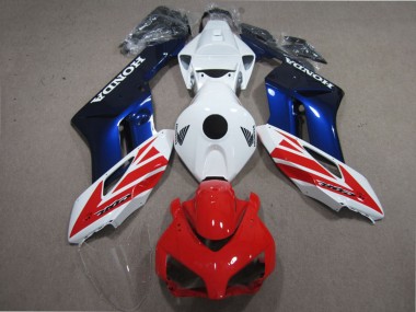 Kits Carénage Moto Honda CBR1000RR 2004-2005 - Blanc Rouge Bleu