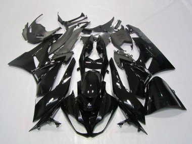 Carénage Moto Kawasaki ZX6R 2009-2012 - Noir Brillant