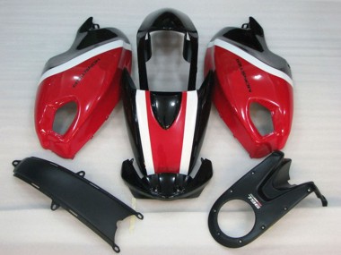 Kits Carénage Moto Ducati Monster 696 2008-2012 - Blanc Rouge Noir Brillant